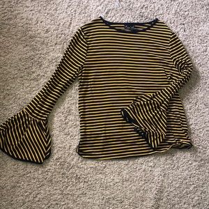 Bell sleeved top